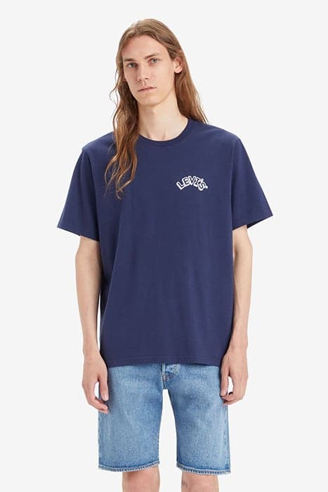 SS RELAXED FIT TEE SSNL ARCHED HEADLINE by Levi's