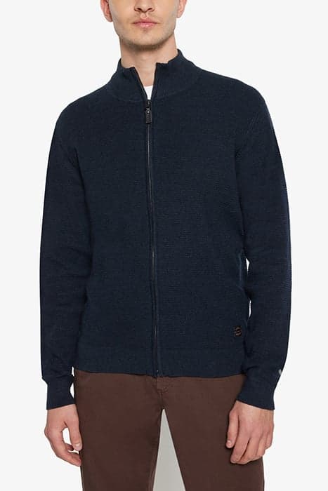 CONNORSI STRUCTURE CARDIGAN+ DEEP MARINE MELANGE by Signal