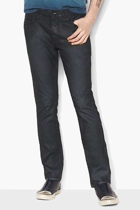 BOWERY FIT JEAN WITH ZIP WINTER SKY BLUE by John Varvatos