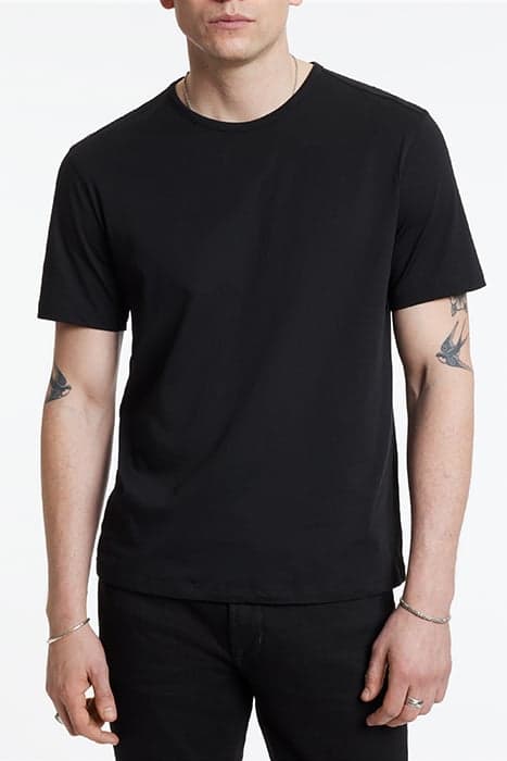 SABINE REGULAR FIT SS CREW BLACK by John Varvatos