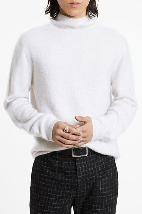 SOLANO EASY FIT LS MOCK NECK MILK by John Varvatos