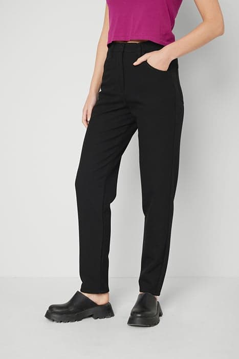 HIGH WAIST STRAIGHT PANTS NOIR by American Vintage