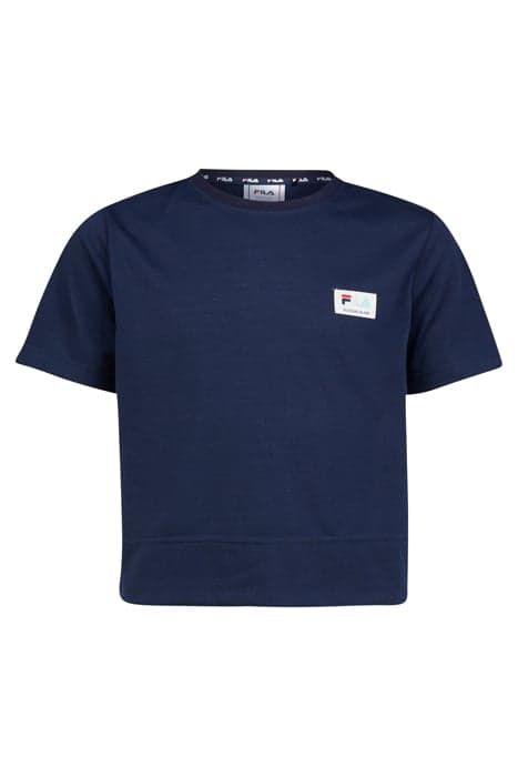 TANNA TEE WITH PLEATED BACK MEDIEVAL BLUE by FILA