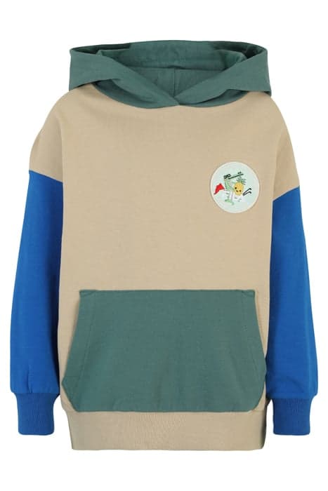 THACKERVILLE OVERSIZED HOODY FIELDS OF RYE-BLUE SPRUCE-LAPIS by FILA