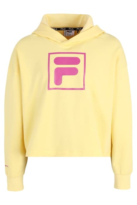 BURGHAUN CROPPED HOODY PALE BANANA by FILA