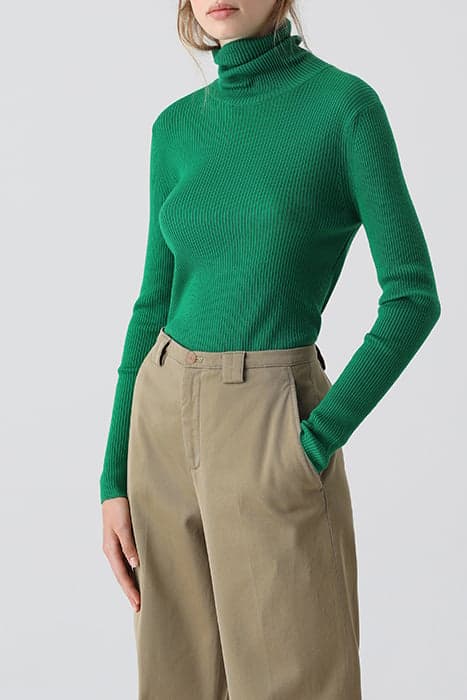 SLIM ROLLI LONG SLEEVE KNITS GREEN PATINA by Closed