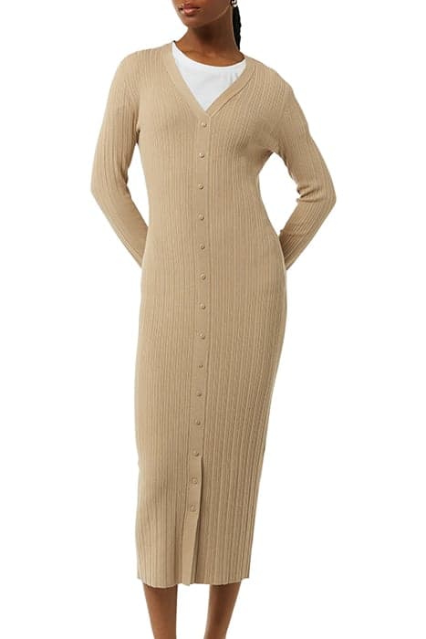 COMMA DRESSES BROWN-BEIGE by Comma