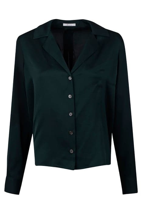 CHELSEA, BLOUSE DARK GREEN by Stenströms