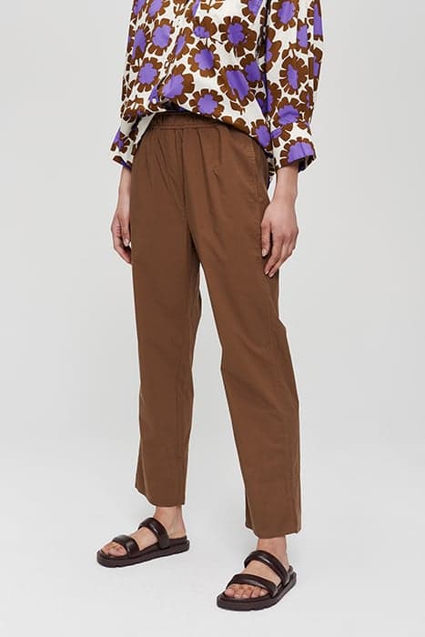 ORGANIC COTTON PULL ON PANTS TAN by Zenggi