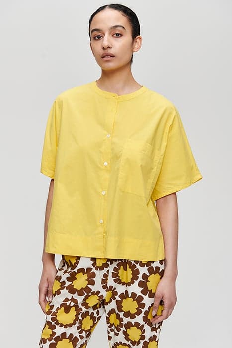 BOXY ORGANIC COTTON TOP YELLOW by Zenggi