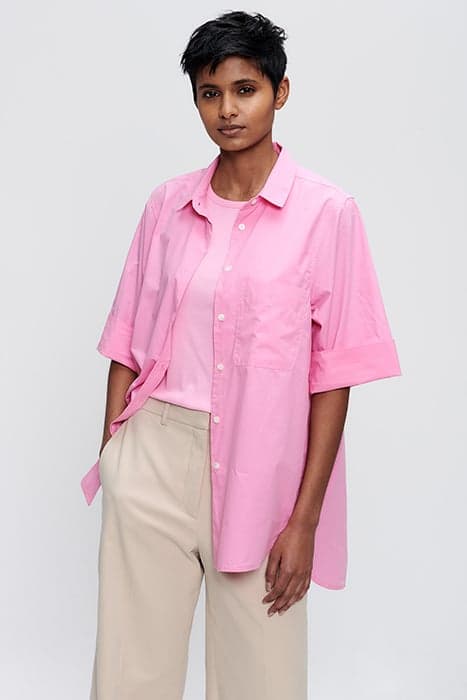 ORGANIC COTTON SHORT SLV SHIRT PEONIA by Zenggi