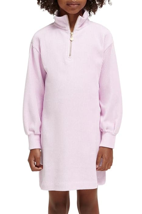 GIRLS CORDUROY SWEAT DRESS DISCO PINK MELANGE by Scotch & Soda