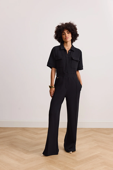 MOON CLASSIC CARGO OVERALL BLACK by Lune Active