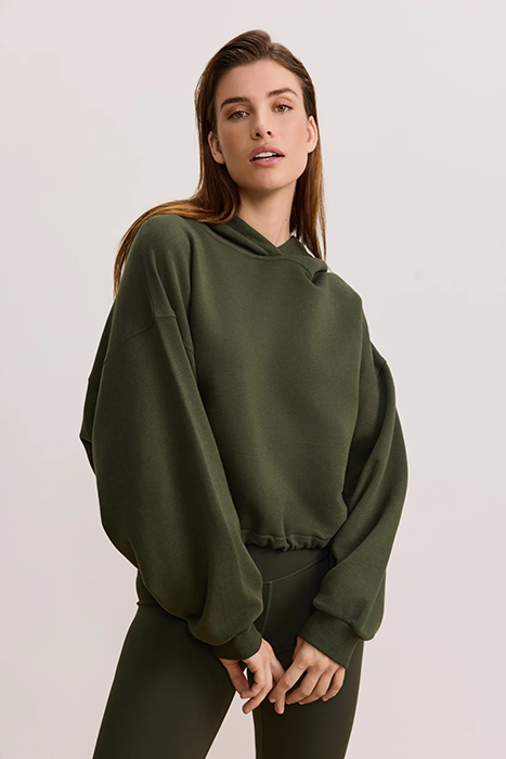 FINN COZY HOODIE DEEP MOSS by Lune Active