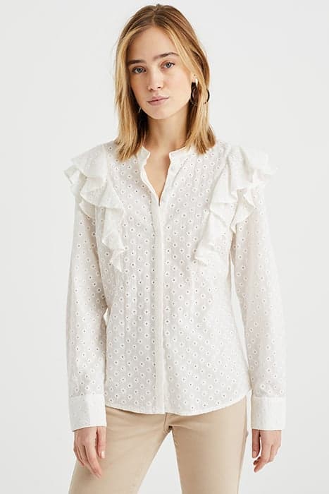 BLOUSE WHITE by WE Fashion