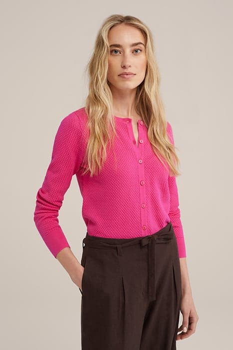 CARDIGAN BRIGHT PINK by WE Fashion