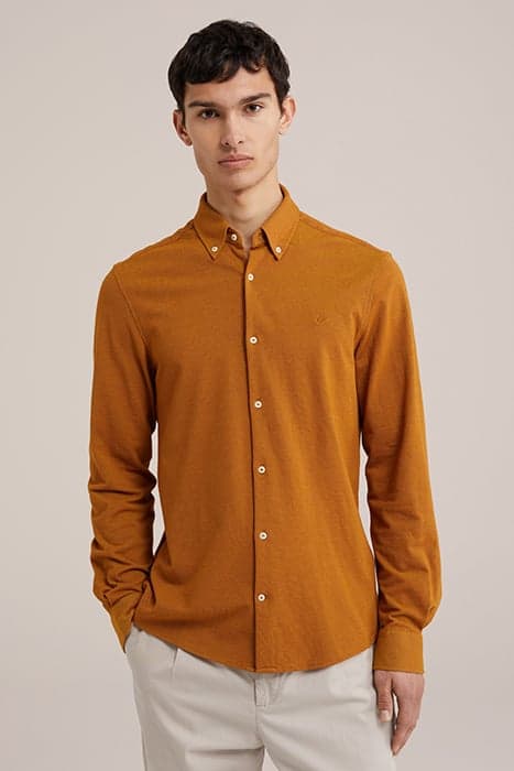 SHIRT OCHRE YELLOW by WE Fashion