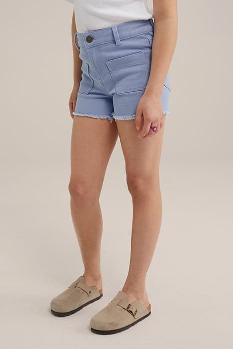 5-POCKET MID WAIST ICE BLUE by WE Fashion