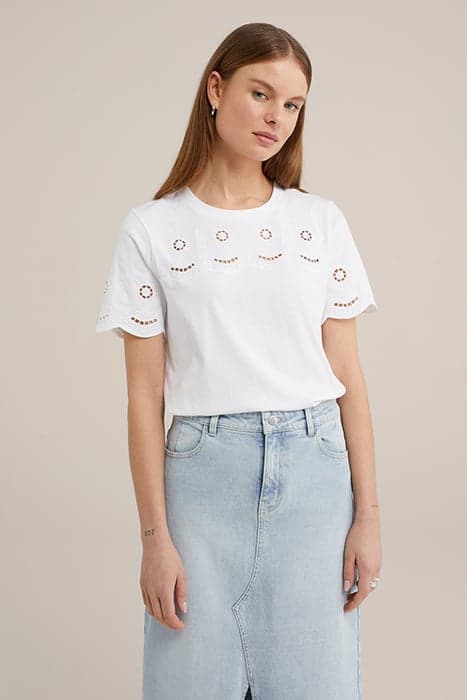 T-SHIRT WHITE by WE Fashion