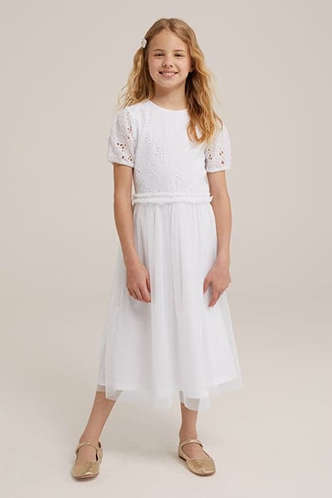 DRESS MAXI LENGTH WHITE by WE Fashion