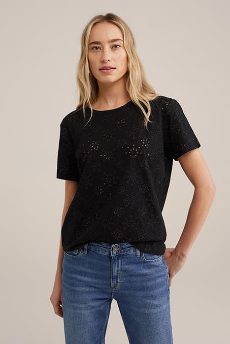 T-SHIRT BLACK by WE Fashion