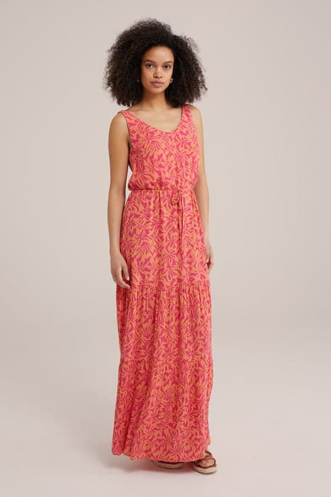 DRESS MAXI LENGTH BRIGHT PINK by WE Fashion