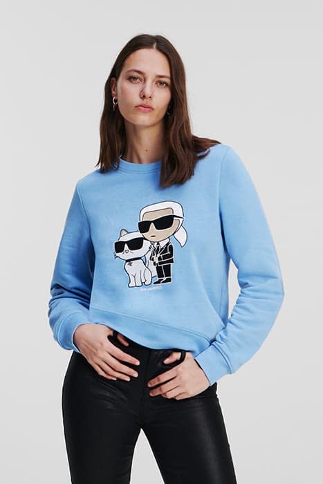 IKONIK 2.0 SWEATSHIRT BLUE BONNET by KARL LAGERFELD