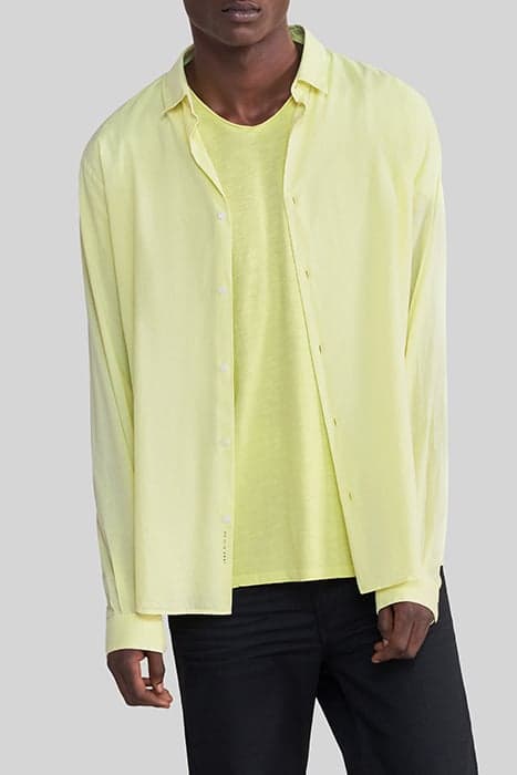 LIME ORGANIC COTTON VOILE SLIM SHIRT by IKKS