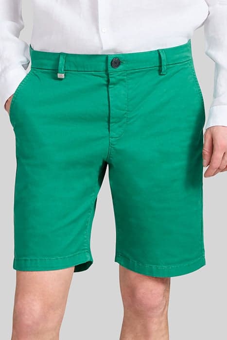 PETROL TAPERED CHINO BERMUDAS by IKKS