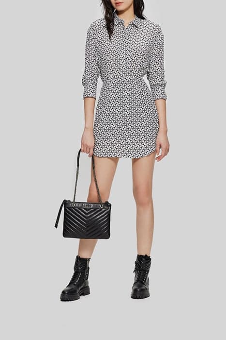 OFF-WHITE GEOMETRIC PRINT DRESS by IKKS