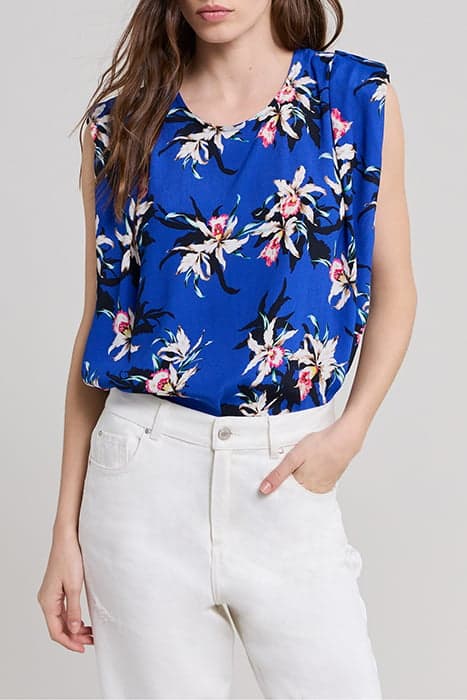 COBALT LENZING™ ECOVERO™ BIRDS OF PARADISE TOP by IKKS