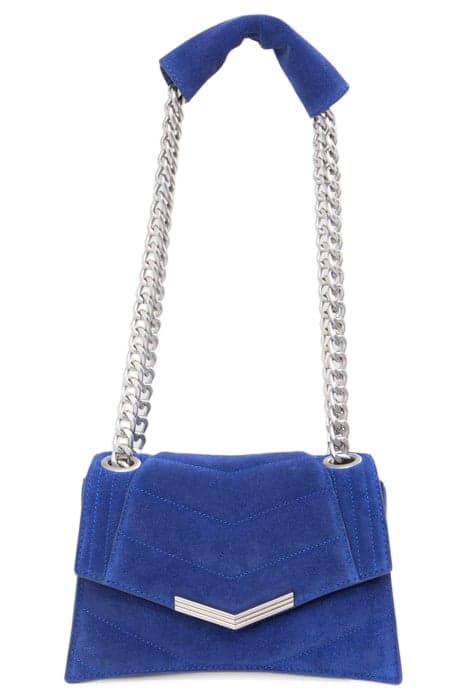 COBALT SUEDE QUILTED BAG by IKKS