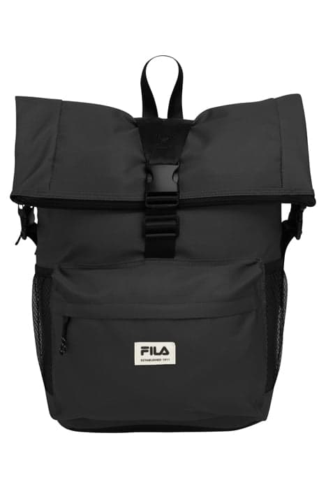 TEMA TREKKING ROLLTOP BACKPACK BLACK by FILA