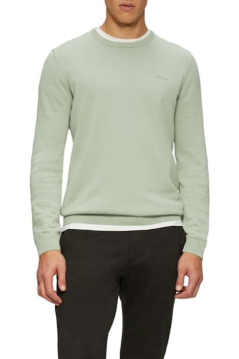 S.OLIVER PULLOVER GREEN-OLIVE by s. Oliver