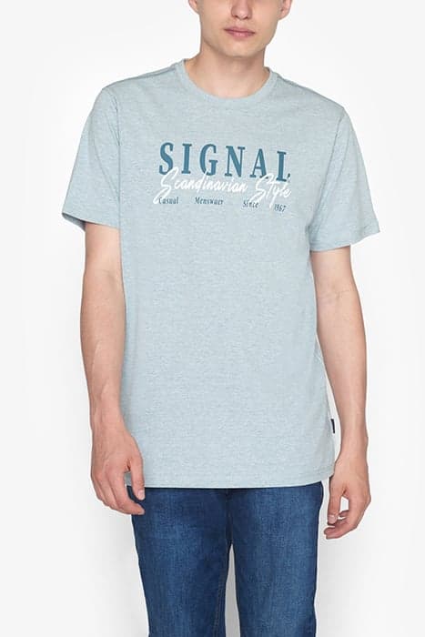 ERICSI GAVIN TEE + MISTY BLUE MELANGE by Signal