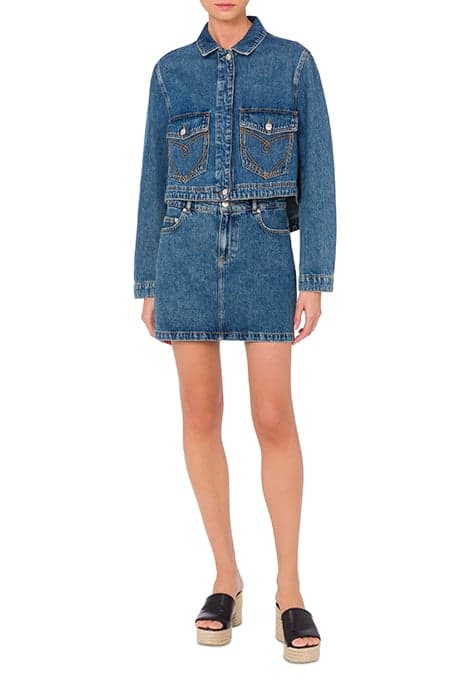 DENIM JACKET BLUE by Moschino