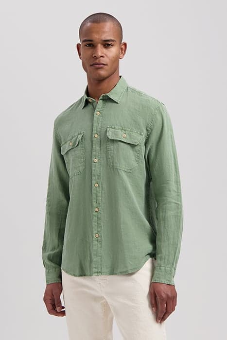 DS_SAMSON CASUAL SHIRT LODEN FROST LODEN FROST by Dstrezzed