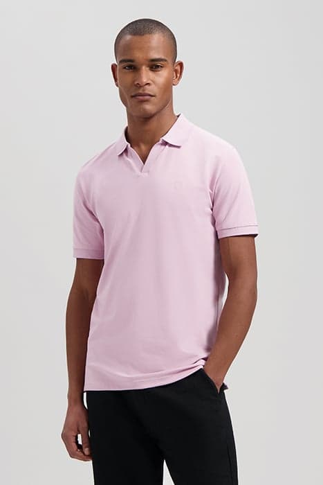 DS_BOWIE V- NECK POLO FRAGRANT LILAC FRAGRANT LILAC by Dstrezzed