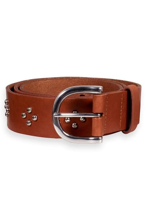 STUDDED LEATHER BELT BISCOTTI by Scotch & Soda