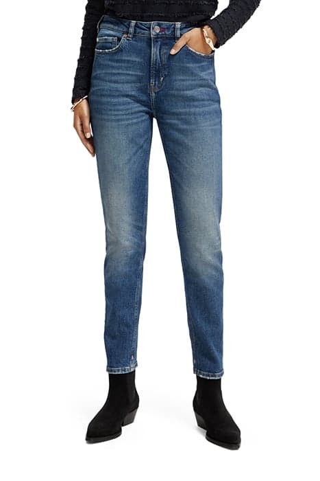 SEASONAL ESSENTIALS HIGH FIVE SLIM JEANS  — BLUE KISS by Scotch & Soda