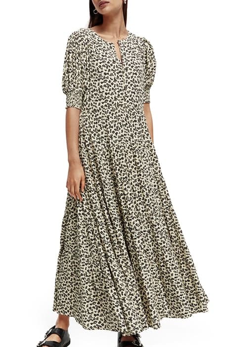 SHORT SLEEVE TIERED MAXI DRESS COMBO L by Scotch & Soda