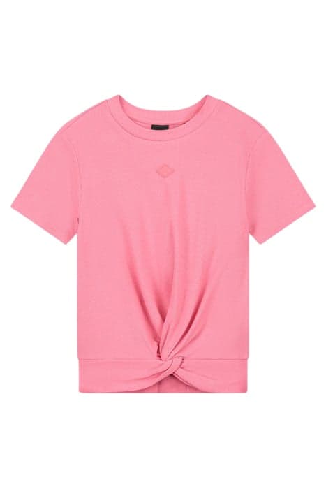 KNOT RIB T-SHIRT HOT PINK by NIK & NIK