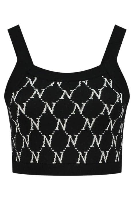 BRISBANE TOP BLACK/PEARL by NIKKIE