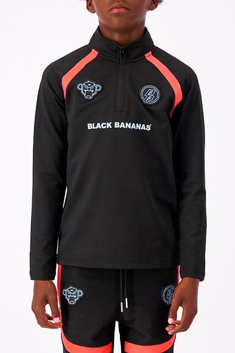 FOOTBALL TRACKTOP BLACK by Black Bananas