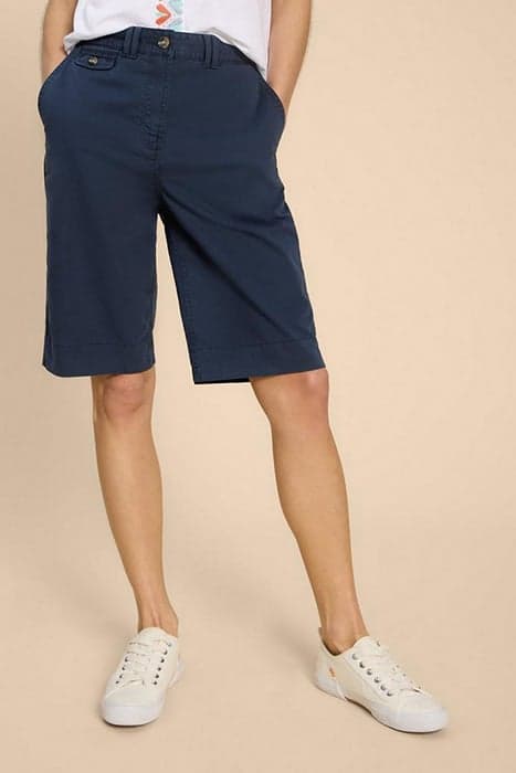 HAYLEY ORGANIC CHINO SHORTS DARK NAVY by White Stuff