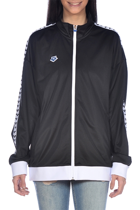 TEAM JACKET OVERSIZE BLACK WHITE BLACK 2