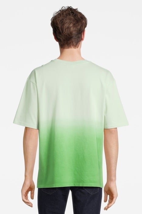 BUGS BUNNY - DIP-DYE SHORT SLEEVED PRINTED T-SHIRT LIME 3
