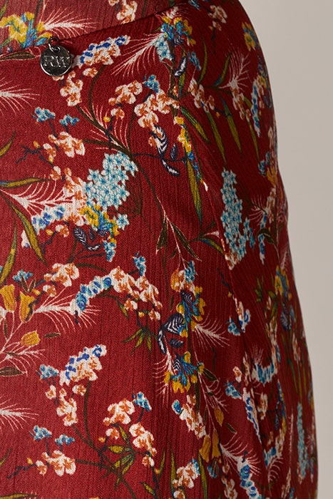 LONG SKIRT WITH VOLANT BROWN 6