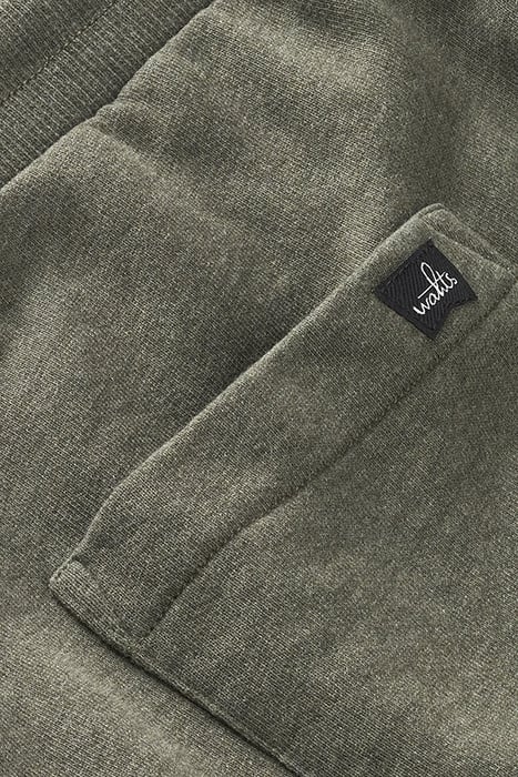 LOGAN | CUFFED SWEATPANTS ARMY GREEN MELANGE 2